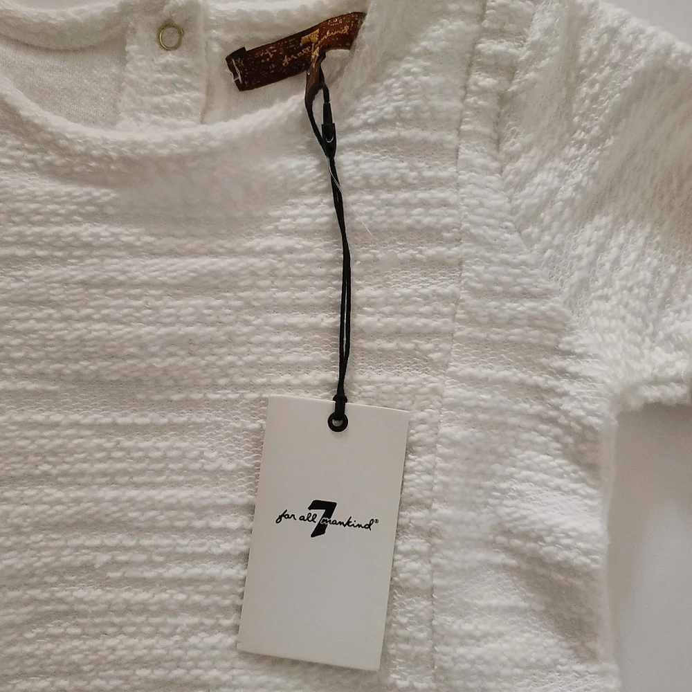 7 For All ManKind Knit like short sleeve top Size 4T
